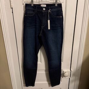 Fran Denim Mika 26 High Rise Skinny Dark Jeans NWT
